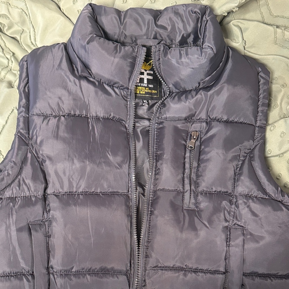 Gray Puffer Vest